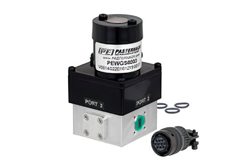 WR-28 波导机电式继电器单刀双掷闩锁开关，TTL，Ka频段，DC~40 GHz，550瓦，UG-599/U方盖法兰