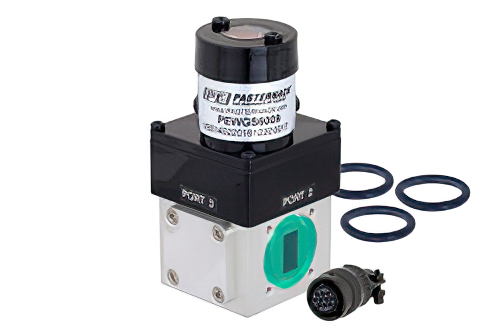 WR-62 波导机电式继电器单刀双掷闩锁开关，TTL，Ku频段，DC~18 GHz，2,000瓦，UG-419/U方盖法兰