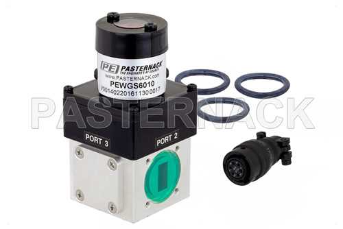 WR-62 波导机电式继电器单刀双掷闩锁开关，Ku频段，DC~18 GHz，2,000瓦，UG-419/U方盖法兰