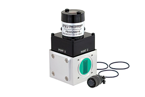 WR-90 波导机电式继电器单刀双掷闩锁开关，TTL，X频段，DC~12.4 GHz，5,000瓦，UG-39/U方盖法兰