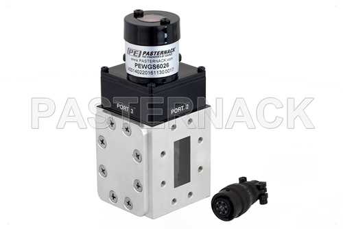 WR-137 波导机电式继电器单刀双掷闩锁开关，C频段，DC~8.2 GHz，12,000瓦，CPR-137F法兰