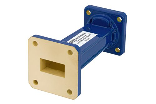 WR-75到WR-62波导转换器，方盖法兰 转UG-1665/U方盖法兰，3英寸