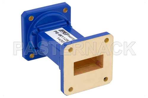WR-112 商用级直波导，3英寸，UG-51/U法兰，7.05 GHz ~ 10 GHz