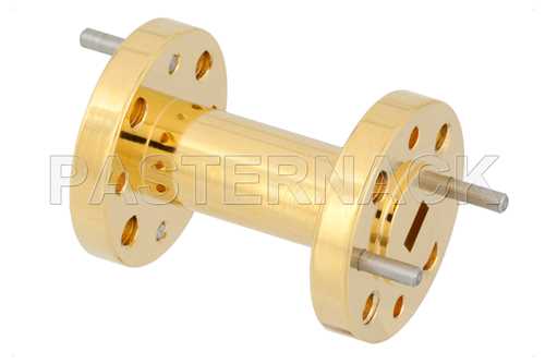 WR-12到WR-15波导转换器，UG-387/U圆盖法兰 转UG-385/U圆盖法兰，1英寸