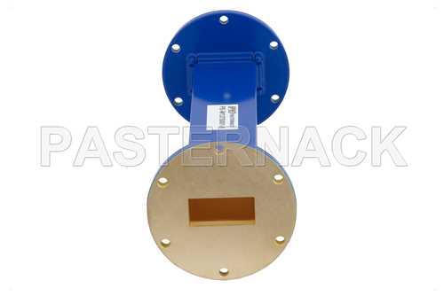 WR-137 商用级直波导，9英寸，UG-344/U法兰，5.85 GHz ~ 8.2 GHz