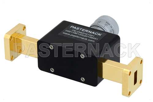 WR-42 波导移相器，0至180度，18 GHz ~26.5 GHz，UG-595/U圆盖法兰