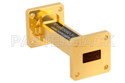 WR-62 仪表级直波导，3英寸，UG-419/U法兰，12.4 GHz ~ 18 GHz