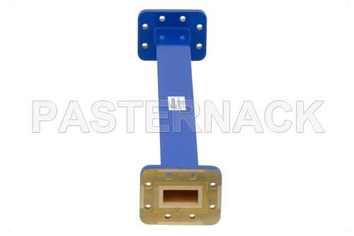 WR-90 商用级直波导，12英寸，CPR-90G法兰，8.2 GHz ~ 12.4 GHz