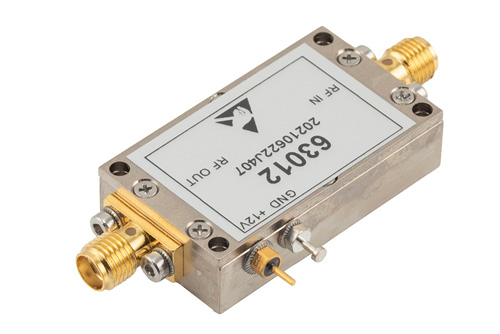 宽带低噪声放大器，1 KHz~1000 MHz，增益 40 dB，噪声系数 1 dB，+12V，SMA