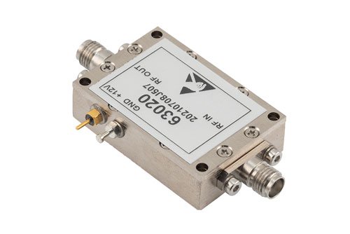 输入保护低噪声放大器，100 MHz~18 GHz，射频输入功率 1 瓦，增益 33 dB，噪声系数 3.5 dB，12V，SMA