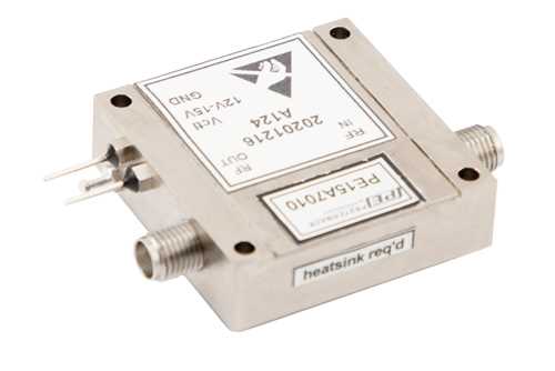 40 dB可变增益放大器，P1dB 10 dBm，1 GHz~26.5 GHz，增益控制 20 dB，噪声系数6.5 dB，SMA