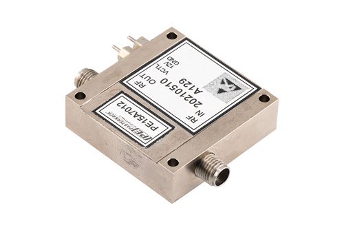 40 dB可变增益放大器，P1dB 11 dBm，18 GHz~40 GHz，增益控制 20 dB，噪声系数5 dB，2.92mm