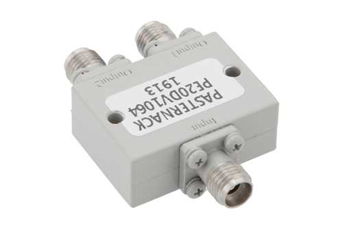 2 路 2.92mm 功率分配器，18 GHz ~ 40 GHz，额定功率为 20 瓦