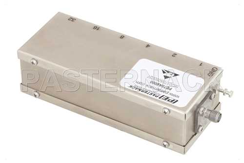 6 Bit继电器控制可编程衰减器，63 dB，DC~1,000 MHz，步进1 dB，+12V，SMA母头