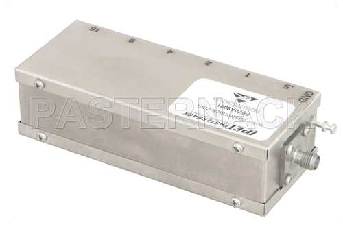 6 Bit继电器控制可编程衰减器，31.5 dB，DC~1,000 MHz，步进0.5 dB，+12V，SMA母头