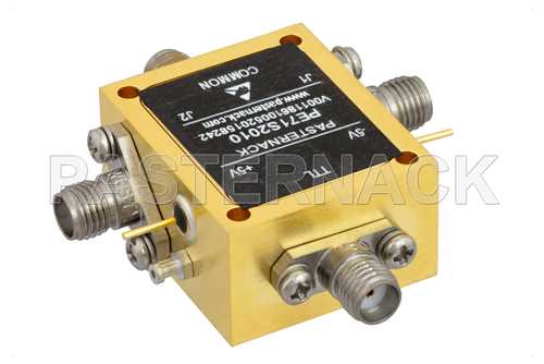 SMA SPDT PIN二极管开关，工作频率为70 MHz至26.5 GHz，高达+27 dBm