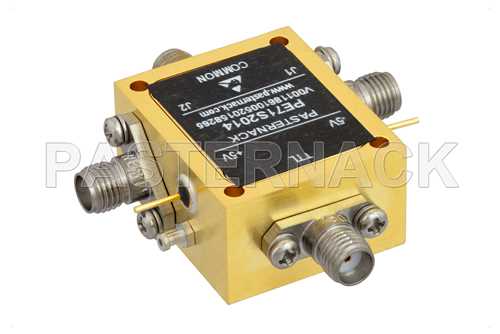 SPDT PIN二极管开关，工作频率为70 MHz至40 GHz，高达+27 dBm，现场可更换，2.92mm