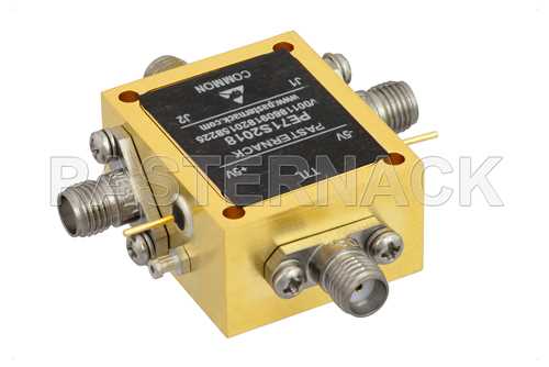 SMA SPDT PIN二极管开关，工作频率为2 GHz至26.5 GHz，高达+27 dBm