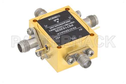 1.85mm SPDT PIN二极管开关，工作频率为100 MHz至67 GHz，高达+27 dBm