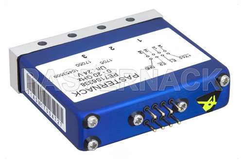 低插入损耗可重复继电器闩锁开关，单刀双掷，0.03 dB，直流至20 GHz，1W，24V，指示器，自切断，TTL，端接，SMA