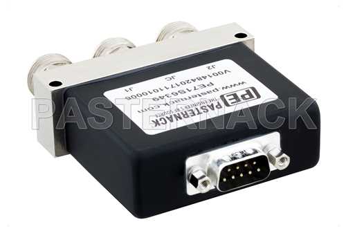 单刀双掷机电继电器闩锁开关，DC~12 GHz，高达 600W，12V，N型