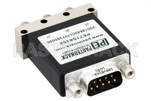 单刀双掷机电继电器闩锁开关，DC~18 GHz，高达 90W，12V，SMA