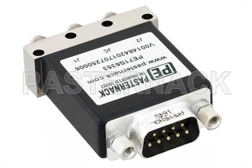 单刀双掷机电继电器闩锁开关，DC~18 GHz，高达 90W，12V，指示器，SMA