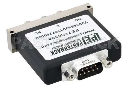 单刀双掷机电继电器故障保护开关，端接，DC~18 GHz，高达 90W，12V，SMA