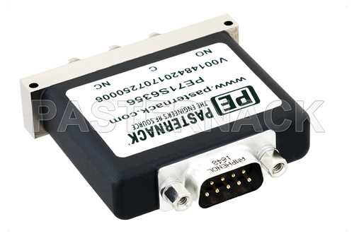 单刀双掷机电继电器故障保护开关，端接，DC~26.5 GHz，高达 90W，12V，SMA