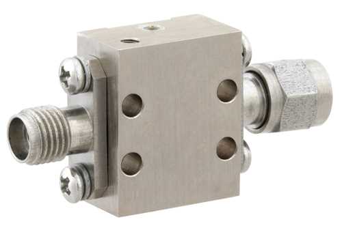 高功率限幅器，现场可更换 2.92mm，峰值功率 100W，恢复 15 us，平漏 13 dBm，18 GHz ~ 40 GHz