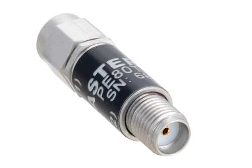 隧道二极管检波器，SMA，脉冲上升时间5 nsec，正视频输出，最大输入功率+17 dBm，2 GHz~4 GHz