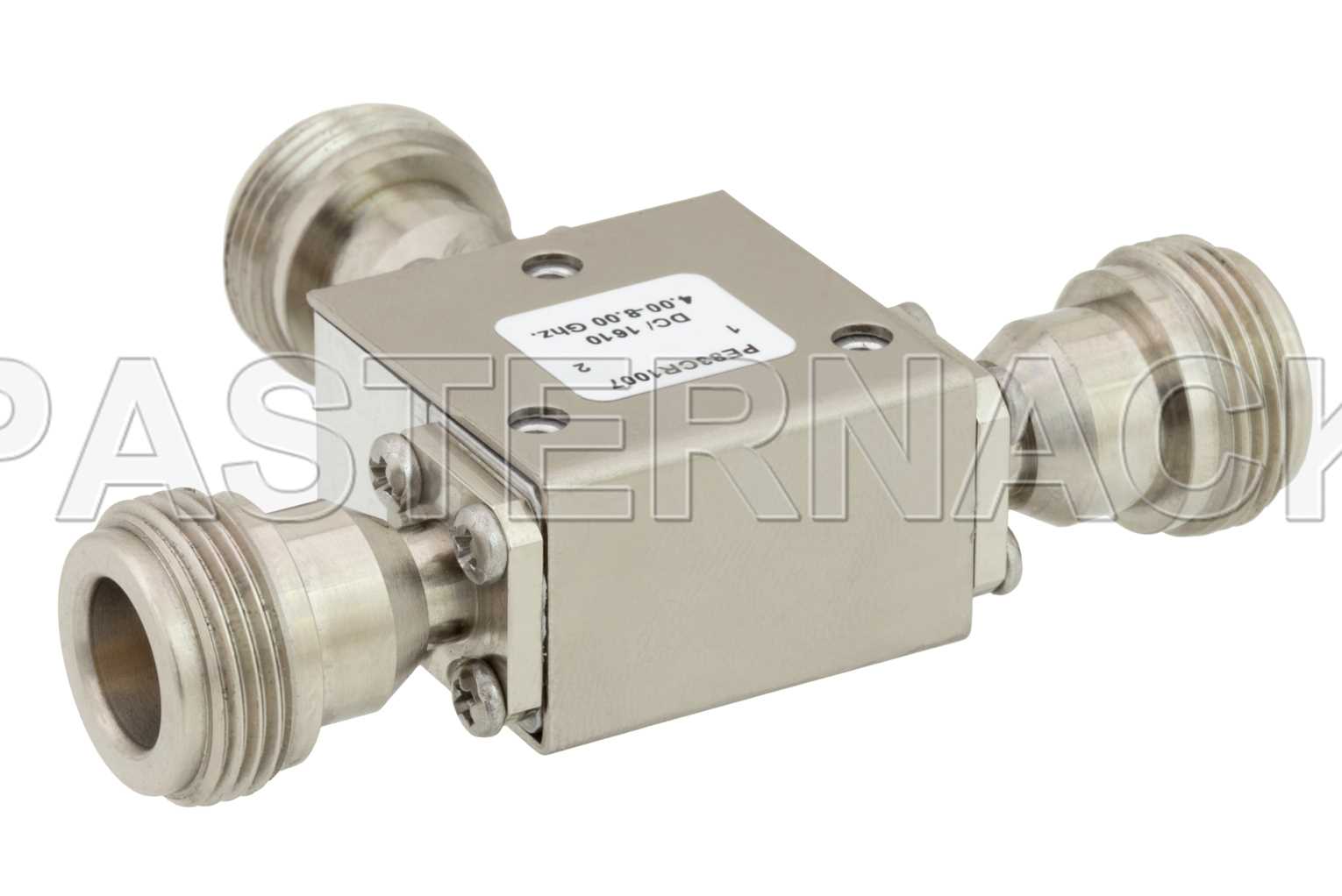 高功率环行器，隔离度18 dB，4 GHz至8 GHz，50瓦，N型母头