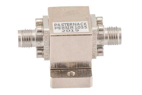 隔离器，隔离度13 dB，22 GHz至33 GHz，10瓦，2.92mm母头