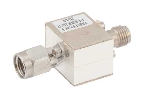 隔离器，隔离度12 dB，26.5 GHz至40 GHz，10瓦，2.92mm母头转2.92mm公头