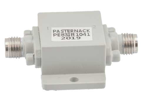 隔离器，隔离度14 dB，18 GHz至26.5GHz，密封，10瓦，2.92mm母头