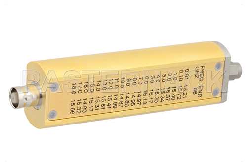 SMA精密校准噪声源，噪声输出ENR 14 dB，10 MHz至18 GHz