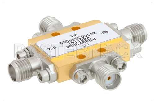 IQ混频器，工作频率为15 GHz至23 GHz，IF范围为DC ~3.5 GHz，本振功率+17 dBm，现场可更换SMA