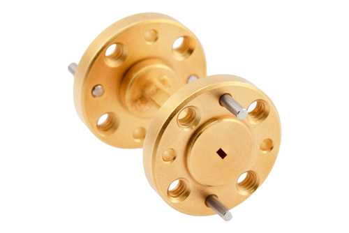 WR-6直波导，长度为1英寸，UG-387/U-Mod圆盖法兰，110 GHz至170 GHz