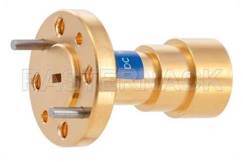 WR-10 波导广角标量馈电喇叭天线，工作频率89 GHz至99 GHz，标称增益10 dBi，UG-385/U-Mod 圆盖法兰