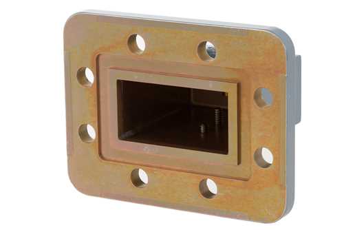 WR-159波导同轴转接头，CPR-159G 槽面法兰转SMA母头，4.9 GHz~7.05 GHz