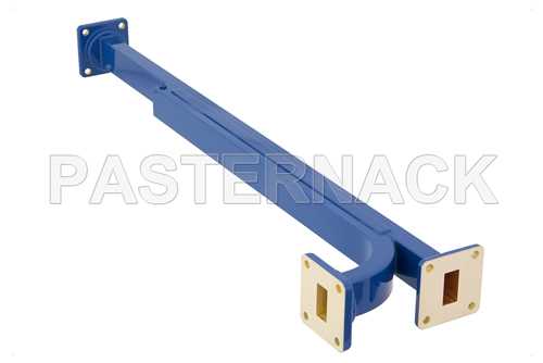 WR-51 一字宽边式波导定向耦合器，20 dB，方盖法兰，E平面耦合端口，15 GHz~22 GHz