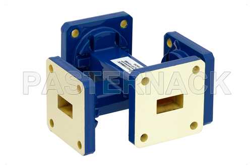 WR-51 十字交叉式波导耦合器，50 dB，方盖法兰，15 GHz~22 GHz