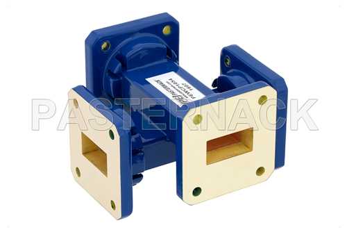 WR-75 十字交叉式波导耦合器，50 dB，方盖法兰，10 GHz~15 GHz