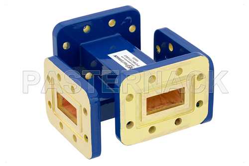 WR-90 十字交叉式波导耦合器，50 dB，CPR-90G槽面法兰，8.2 GHz~12.4 GHz