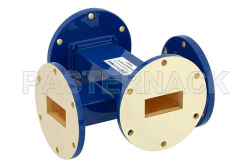 WR-137 十字交叉式波导耦合器，40 dB，UG-344/U圆盖法兰，5.85 GHz~8.2 GHz