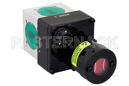 WR-62 波导机电式继电器单刀双掷闩锁开关，Ku频段，DC~18 GHz，2,000瓦，UG-419/U方盖法兰
