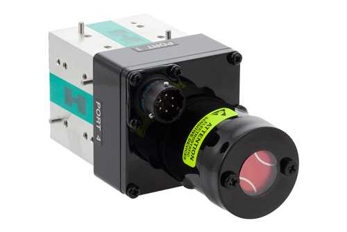 WRD-650 双脊波导机电式继电器开关，单刀双掷/双刀双掷，闩锁，6.5 GHz~18 GHz，8,500瓦，UG盖，28V，自切断