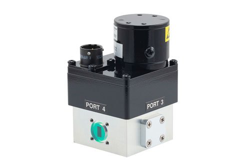 WR28 波导机电式继电器开关，单刀双掷/双刀双掷，故障保护，26.5 GHz~40 GHz，0.55 kW，O形环槽，28V