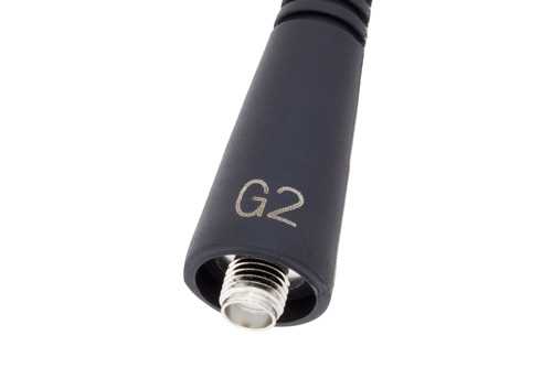 鞭状天线，880 MHz至960 MHz，典型增益0 dBi，SMA母头输入连接器，IP67