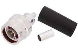 N Male Connector Crimp/Non-Solder Contact Attachment for LMR-200, PE-C200